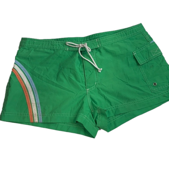 Campus Crew  Green Board Shorts - Picture 1 of 8